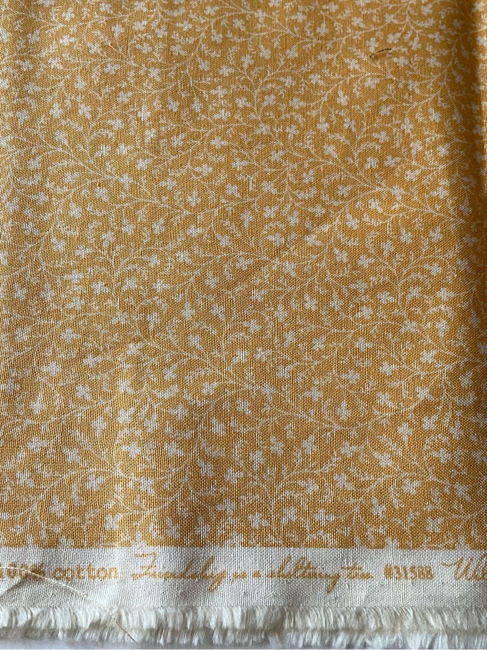 Quilting Sewing Crafts Fabric Lot Moda Pattern#31588 Yellow Brown Tan Cotton - Picture 3 of 8